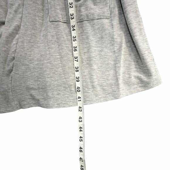 Zenana Premium Venice Cardigan Womens 2X Gray Open Front Slouchy Cozy Comfort - Picture 7 of 13
